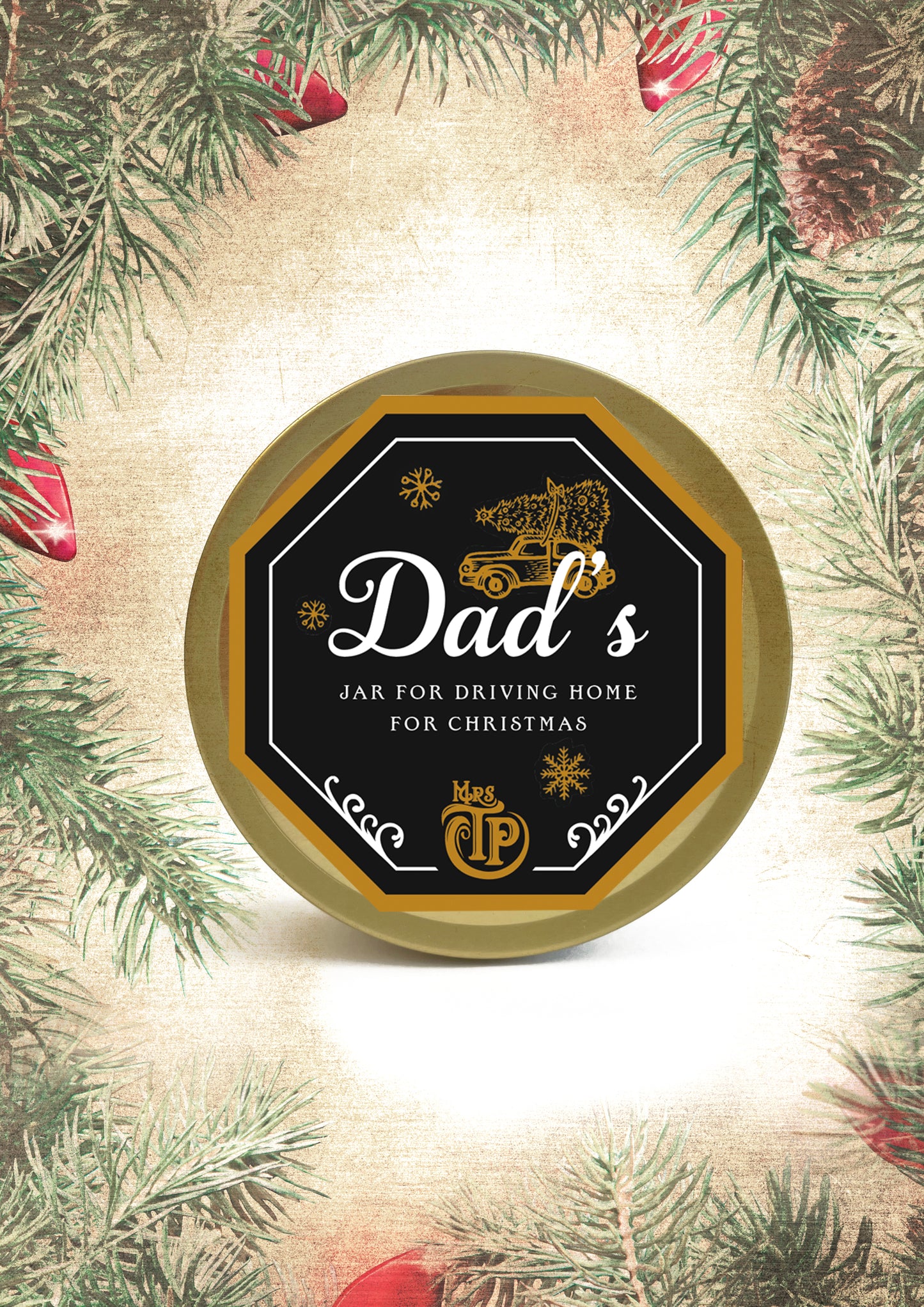 Personalised Travel Sweet Tin