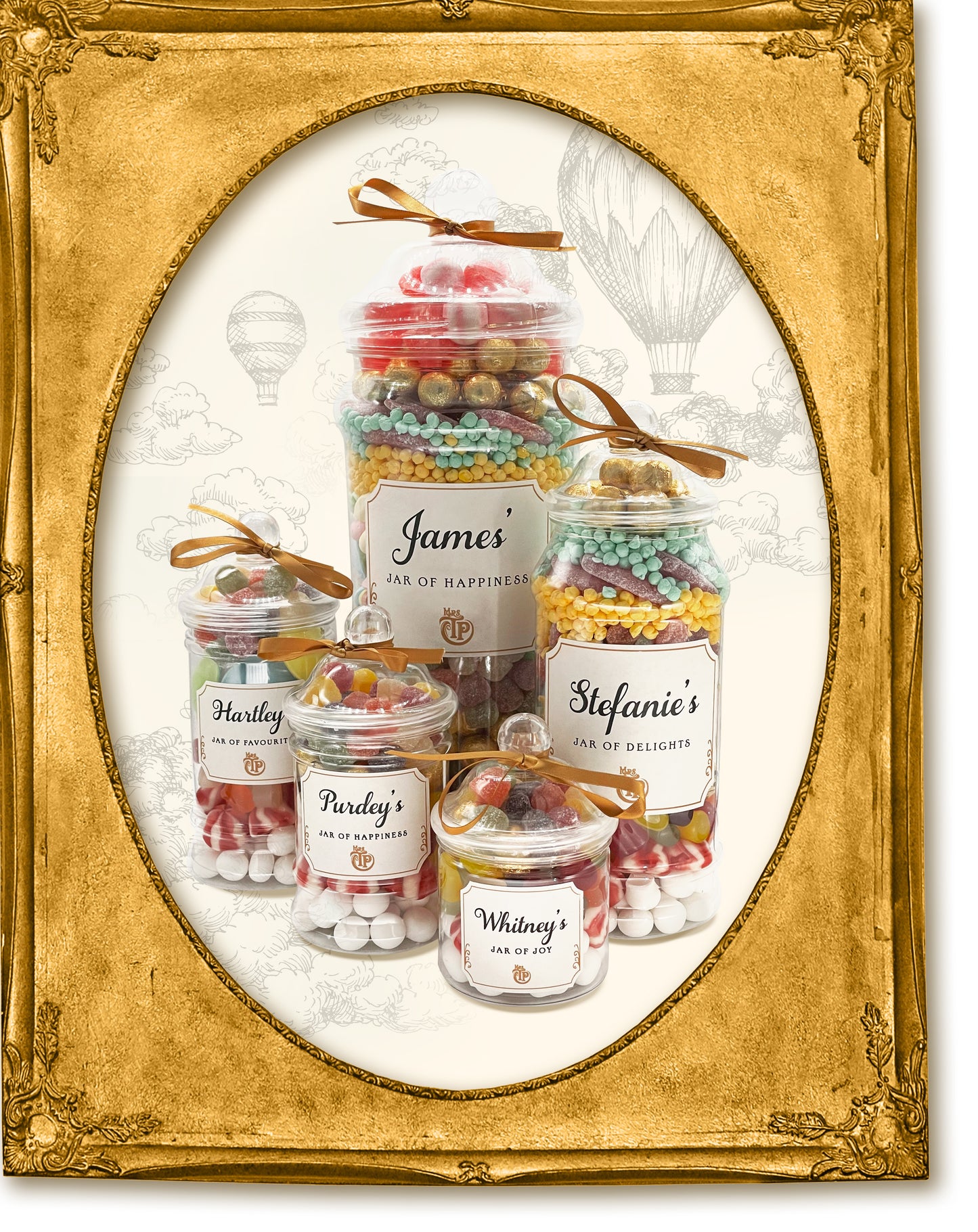 Personalised Medium Sweet Jar