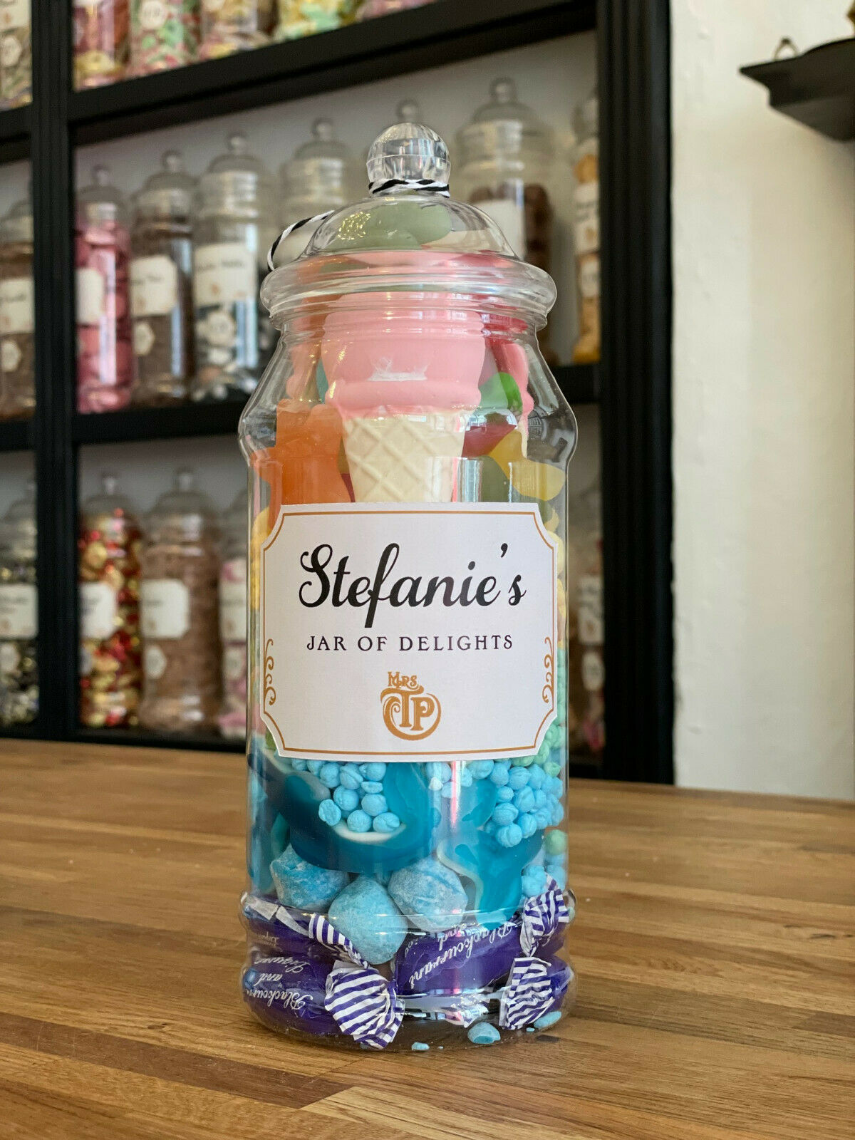 Personalised Large Sweet Jar